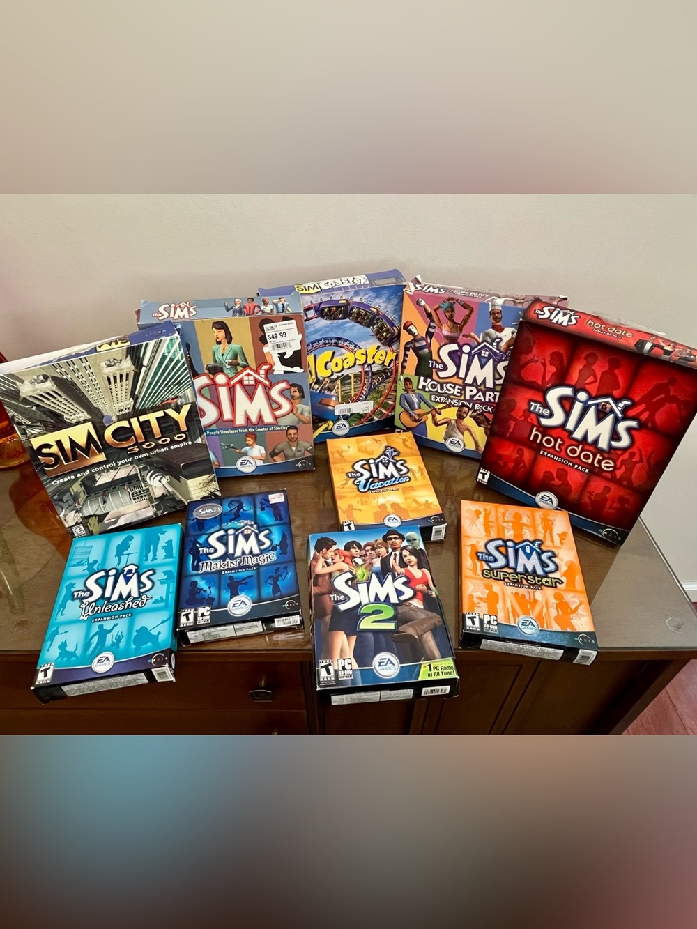 The Sims PC Big Lot, Sims, Sims2, Sim City 3000, Hot Date, ++More NTSC-U/C Read!